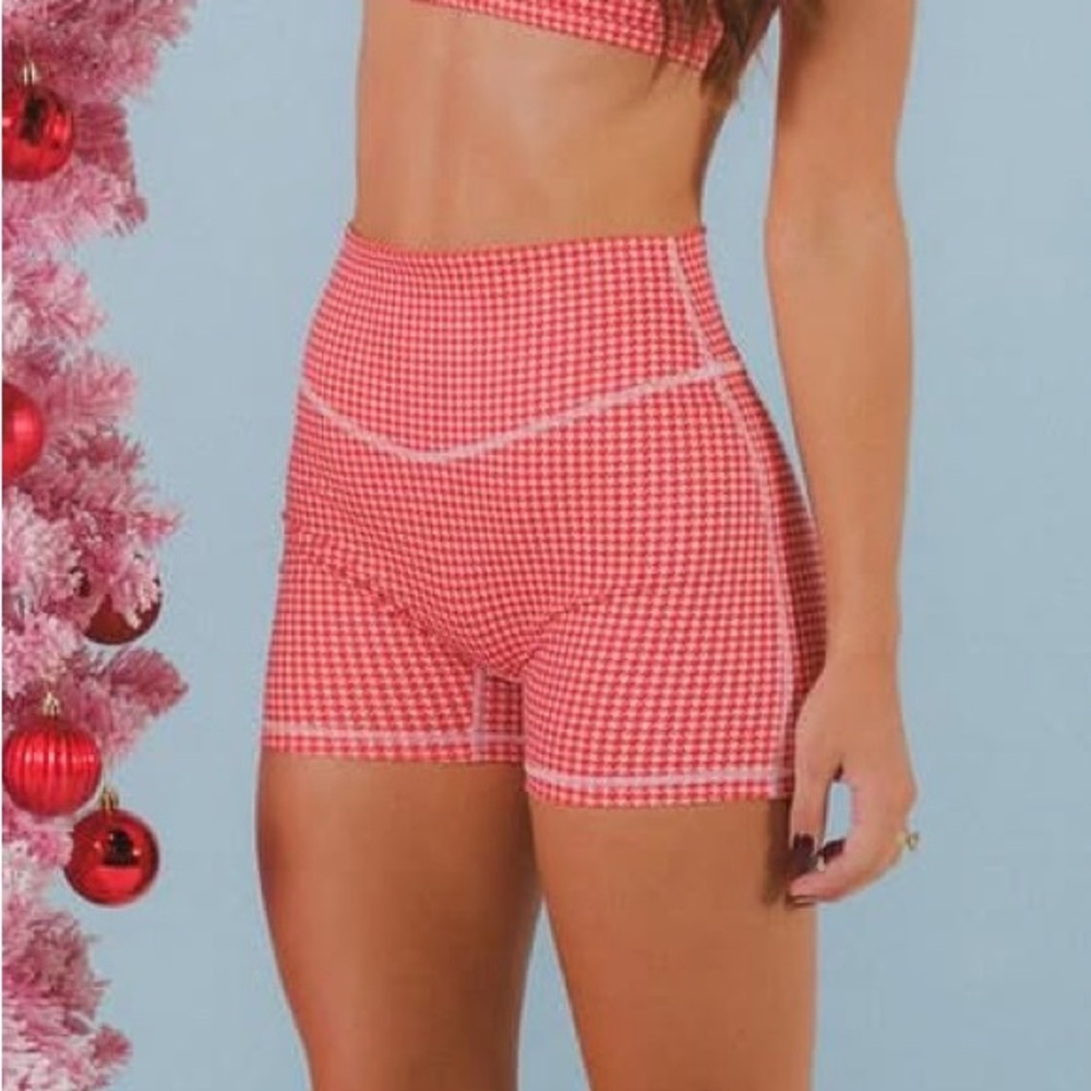 Halle Simons x ACTA Houndstooth Shorts